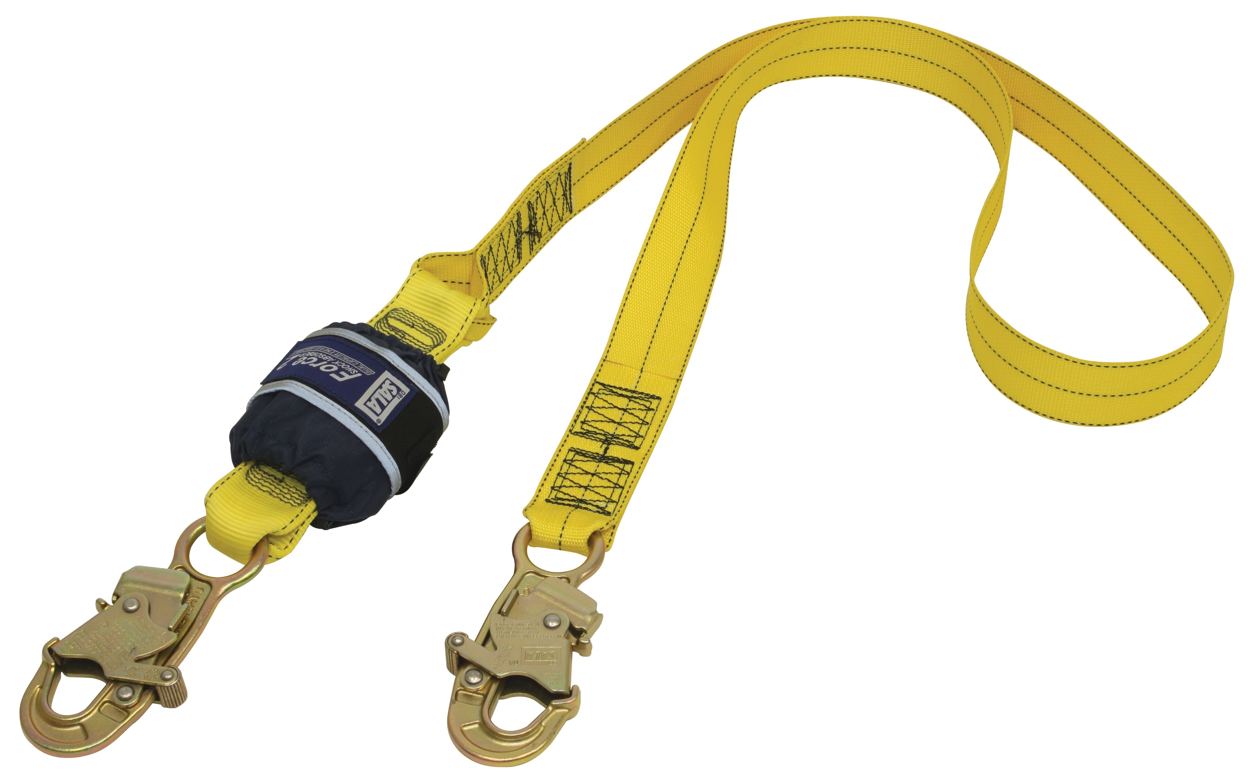 Force2 Shock Absorbing Lanyards Webbing Single Tail 1.7m overall length (Z10170909)