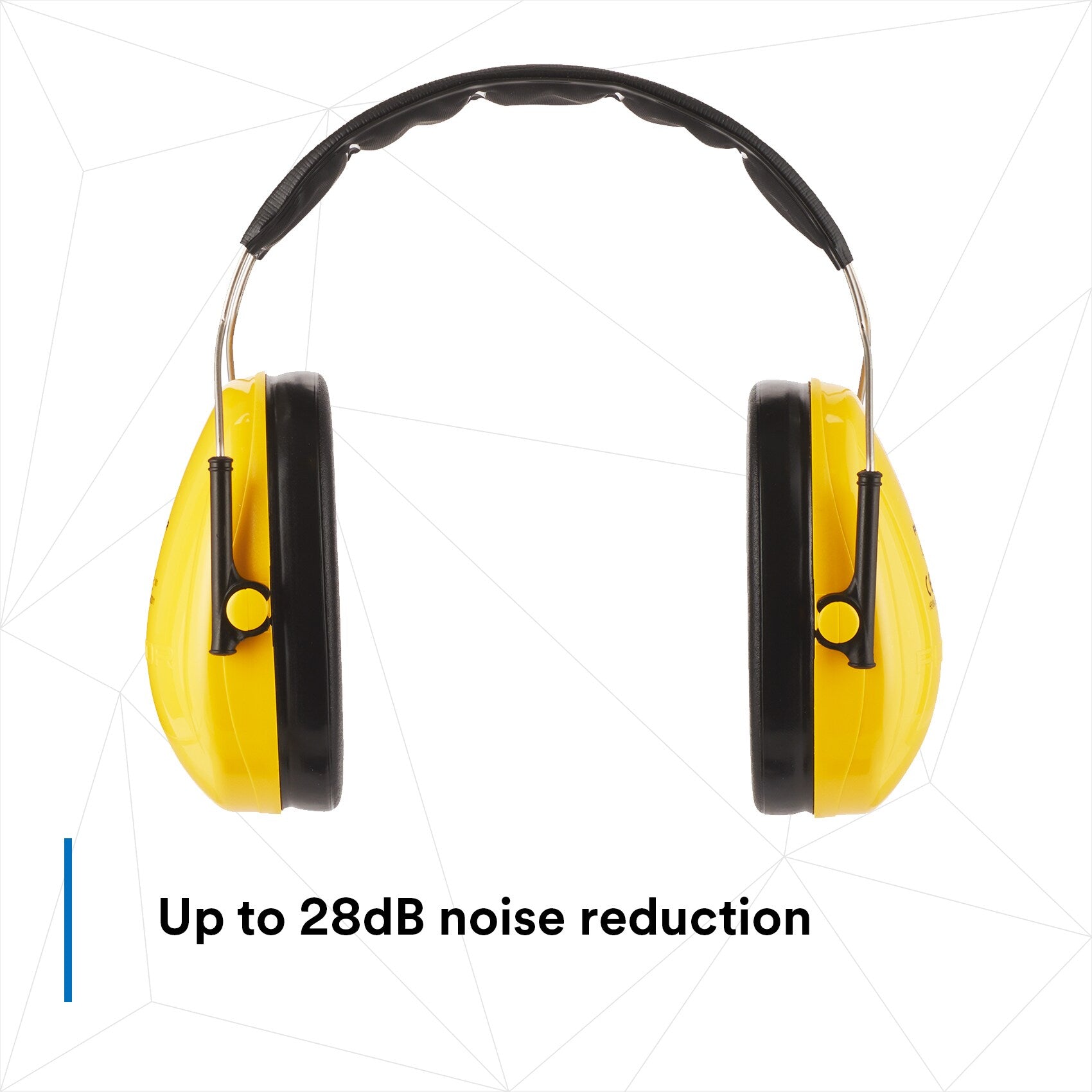 3M PELTOR Optime I Headband Format Earmuff H510A, Yellow, Class 5 SLC80 28dB, 10 ea/Case