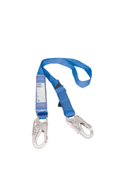 3M PROTECTA FIRST Shock Absorbing Lanyard - Single Tail 1390066A, Blue and Yellow, 2.0 m, 1 EA/Case