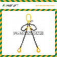 10mm Double Leg Chain Sling (Clevis Sling Hook) 1m to 9m
