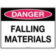 600x450mm - Poly - Danger Falling Materials (263LP)