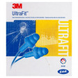 (Case of 4 boxes) 3M Blue Corded Earplugs in Polybag Class 3 SLC80 18 dB (100 pairs per box) (70071515749)