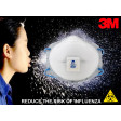 3M N95 P2 Particulate, Nuisance Vapours & Odours Respirator with valve (8577) Pk-10
