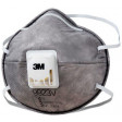 3M P2 Particulate, Vapours & Odours Respirator with valve (9923V)