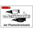 Bandit III JET Photochromatic Transition Lens Safety Glasses Eye Protection Specs Black Frame (5506SBPHGC)