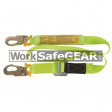 Beaver Tear Webb 2mtr Adjustable Shock Absorbing Lanyard With Bsm0007 Hooks Each End (Bl01112-Adj)