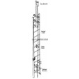 DBI Sala Lad-Saf Galvanised LS-B Bolt On Lad-Safe Fixed Ladder System (LS-B)