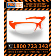 ProChoice Throttle Hi Vis Orange Frame Clear Lens (8080O) Medical & Industry use