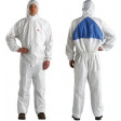 Protective Coverall White + Blue with Blue Breathable Back Panel 3M (4540+) NO Confirmed ETA
