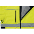 Bisley Yellow/Navy Soft Shell Jacket with 3M Reflective Tape (BJ6059T)