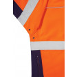 Bisley Orange/Navy Soft Shell Jacket with 3M Reflective Tape (BJ6059T)