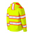 Bisley Taped Double Hi Vis Softshell Jacket Yellow/Orange