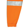 Bisley X Taped Hi Vis Rain Shell Jacket Orange