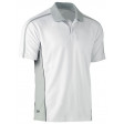 Bisley Painters Contrast Polo Short Sleeve Shirt White (BK1423-BWHT)