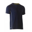 Bisley Cool Mesh Tee Navy with reflective piping