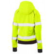 Bisley Womens Taped Hi Vis Fleece Hoodie Yellow