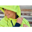 Bisley Womens Taped Hi Vis Fleece Hoodie Yellow