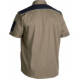 Bisley Flex & Move Mechanical Stretch Short Sleeve Shirt KHAKI