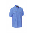Bisley X Airflow Ripstop Short Sleeve Shirt Blue (BS1414-BULT) L