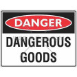 DANGER DANGEROUS GOODS 300x450mm Metal