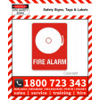 FIRE ALARM & PICTO 225x300mm Metal / Poly