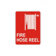 FIRE HOSE REEL & SYMBOL Metal / Poly