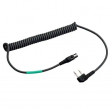 3M PELTOR FLX2 Cable FLX2-35, Icom 2-Pin Angled