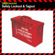 GROUP LOCK BOX 150x231x93mm P/COAT STEEL