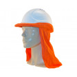 Uveto ORANGE 100% Cotton Hard Hat Flap Safety Helmet Attachment