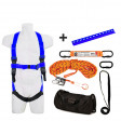 Roofer's Kit with Safety Harness, 15kN Roof Anchor and 25m Ropeline