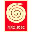 180x240mm - Poly - Luminous - Fire Hose (With Picto) (LU708DP)