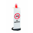 1215x300mm, Corflute Bollard Sign - No Smoking (Sign Only) (PBC06)