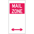 225x450mm - Aluminium -Mail Zone (Double Arrow) (R5-26(D))