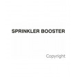 SPRINKLER BOOSTER 25mm / 50mm H Black Vinyl Text