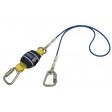 3M DBI SALA Force2 Shock Absorbing Wire Cable Lanyard Single Tail PVC Coated 2.0m overall length