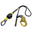 3M DBI-SALA Force2 Shock Absorbing Lanyards Kernmantle Rope Single Tail Cut Resistant Adjustable 2.0m overall length