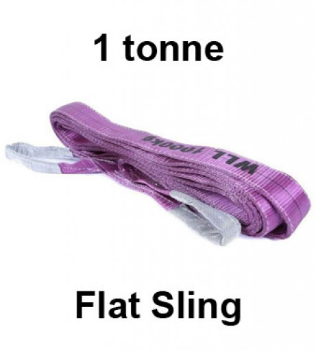 1 Tonne Flat Slings (Purple) Austlift, Beaver, Spanset