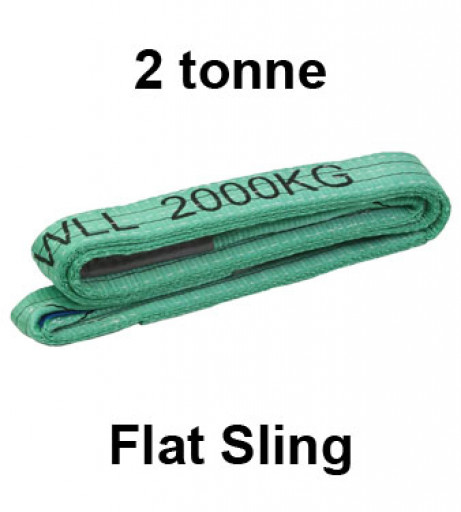 2 Tonne Flat Slings (Green) Austlift, Beaver, Spanset