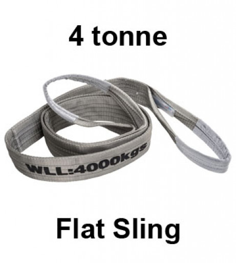 4 Tonne Flat Slings (Grey) Austlift, Beaver, Spanset
