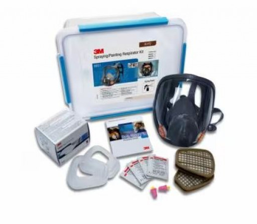 3M Full Face Respirator Kits Spray/Paint - A1P2 (6851L)- Large