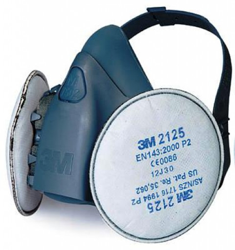 3M Large Half Facepiece Reusable Respirator (7503) + 2125 P2 Filter