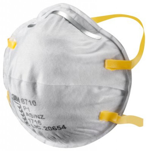 (Case of 8 boxes) 3M P1 Cupped Particulate Respirator (8710)
