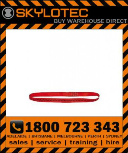 Skylotec attachment sling Loop 26 kN - Top stitched RED hose strap 25mm wide