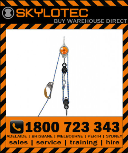 Skylotec Safety Roll II 41 - Abseilling & rescue device ideal for use off the Tripod. 41 ratio (A-001-4)