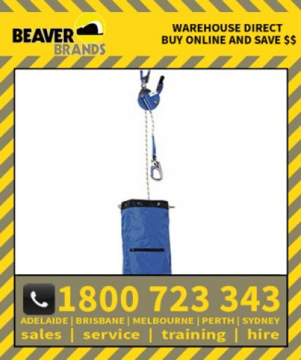 Beaver Rescue Automatic Descender 15mtr Rope (Bfmrg1115)