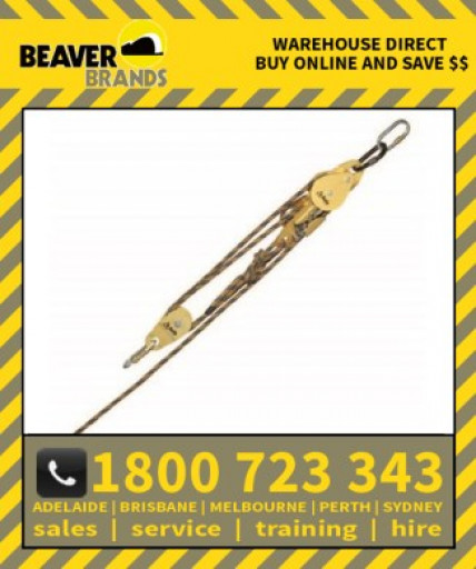 Beaver Rescue System Auto Brake 4.1 Adv C_W Karabiners_Adaptor 60 Rope (Br02055)