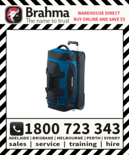 Brahma Caribee Scarecrow Trolley Travel Duffel Bag All-Terrain Luggage 75L Atomic Blue (57402)