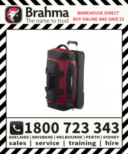 Brahma Caribee Scarecrow Trolley Travel Duffel Bag All-Terrain Luggage 75L Red (57401)