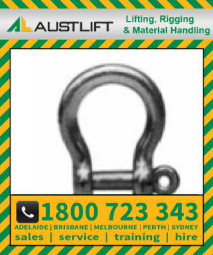 Commercial Bow Shackle 0150kg 6mm (501506)