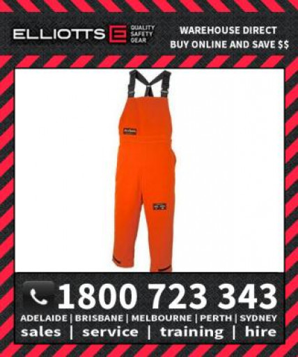 Elliotts ARCSAFE W24 Switching Bib and Brace Trousers Orange (EASCTW24)